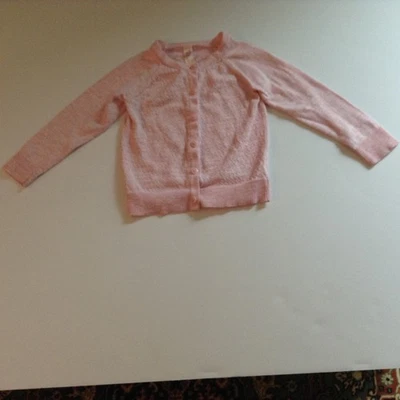 Suéter Cherokee Niños Niñas Manga Larga Botón Delantero Rosa Talla 2T Foto 1 de 4