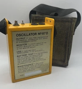 Oscillatore Telecom British n. 87D Con Custodia GPO Ottime Condizioni - Foto 1 di 3