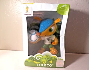 FULECO OFFICIAL MASCOT FIFA 2014 BRAZIL WORLD CUP RUBBER TOY VINYL NEW - Picture 1 of 7