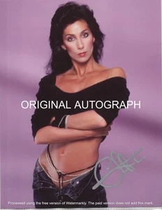 CHER - FRÜHE JUNGE SEXY SCHAUSPIELERIN/SÄNGERIN - HANDSIGNIERTES HANDSIGNIERTES FOTO MIT COA - Bild 1 von 2
