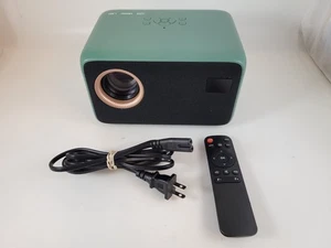 TMY P28 Green Portable Remote Control Home WiFi Projector With Remote - Picture 1 of 12
