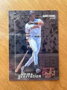 1996 Upper Deck # 373 Barry Bonds Best Of A Generation San Francisco Giants - Imagen 1 de 2