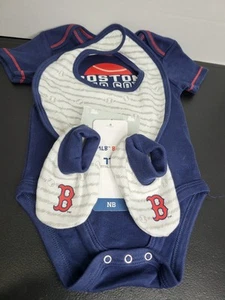 Boston Red Sox MLB Bodysuit Set Size 6M - Picture 1 of 3