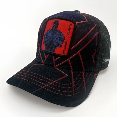 Marvel Comics Hat Unisex Capslab Black Panther “Wakanda Forever” Trucker Cap - Image 1 of 4