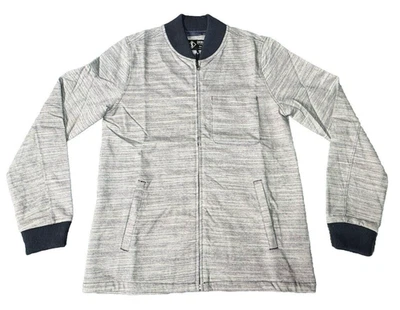 Indigo Star Para Hombre S Forrada Cremallera Completa Camisa Bombardero Chaqueta en Sarga Teñida Espacio Nueva con Etiquetas Foto 1 de 4