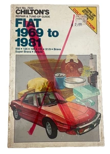 ⭐ Fiat 1969 to 1981 Chilton's Repair & Tune-Up Guide Service Manual Book 7042 ⭐ - Foto 1 di 2