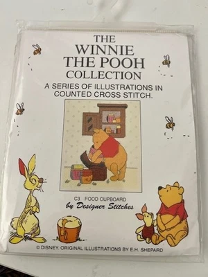 Winnie the Pooh Collection Designer Stitches Food Cupboard Cross Stitch Kit NIP - Image 1 of 2