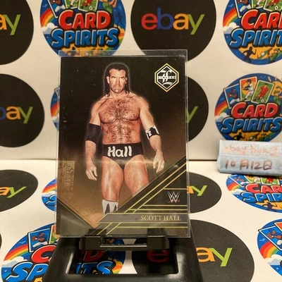 2023 Panini Chronicles Limited Scott Hall 01/10 WWE First Number Card - Image 1 of 2