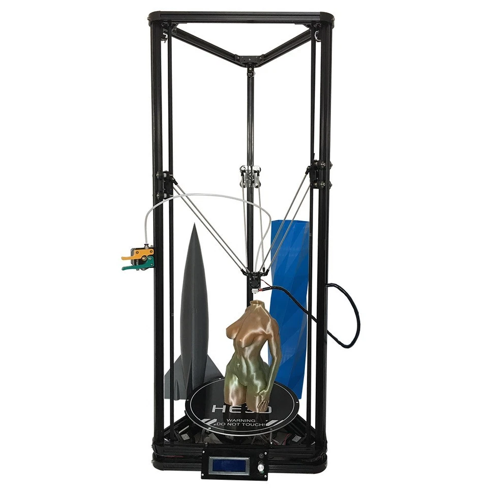 K280 Kossel Delta 3D Printer 280×280×600mm Monitor Wood ABS PLA HIPS Pa Nylon - Image 1 of 4