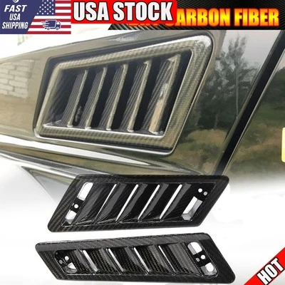 Guardabarros de ventilación lateral de carbono seco para Benz G Wagon W463 G500 G63 G65 G55 2004-18  Foto 1 de 4