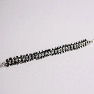 Vintage Sterlingsilber Fußkettchen Füße Kette Armband 8" Ethno Boho Indianer - Bild 1 von 7