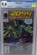 2099 Unlimited #1 CGC 9.4 7/93 Origin & 1st appearance of Hulk 2099 Fresh Grade