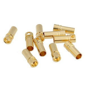 40PCS 20Pairs 3.5mm Gold Plated Male&Female Bullet Banana Plug Connector for ESC - Picture 1 of 5