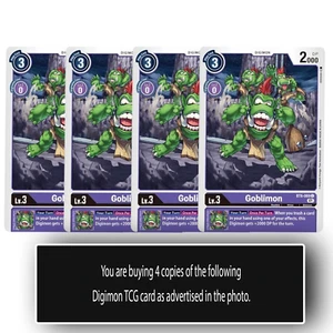 Goblimon - BT6-069 C - Carta Digimon TCG - Playset Viola - Foto 1 di 1