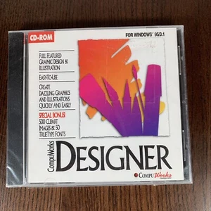 CompuWorks Designer PC CD Rom 1996 einfach zu bedienen neu und versiegelt - Bild 1 von 6