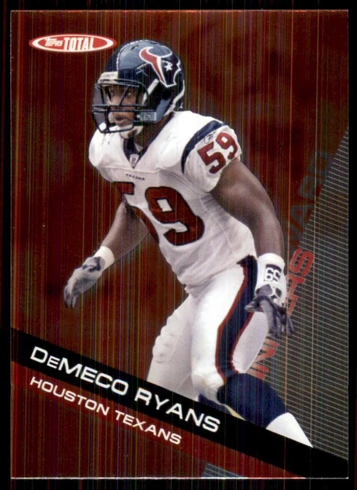 2007 Topps Total Award Winners #AW9 DeMeco Ryans Houston Texans - Image 1 of 2