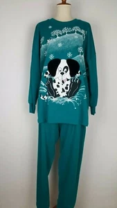 RARE Vintage Sweatsuit 'KITTENS' Womens Size Medium 3D Comfy Lounge Hip  - Picture 1 of 12