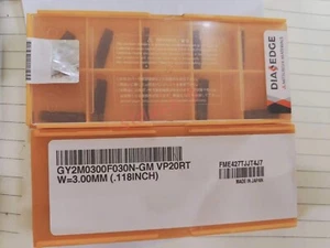 GY2M0300F030N-GM VP20RT CARBIDE INSERT Original grooving blade New 10Pcs - Picture 1 of 1