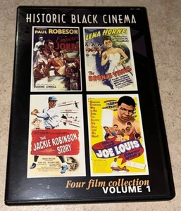 Historic Black Cinema Vol 1 OOP 4 DVD Set The Joe Louis Story Emperor Jones Rare - Picture 1 of 4