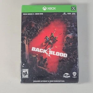 Back 4 Blood Xbox One & Xbox Series X 2021 New Sealed W/ Deck Of Cards Inside - Picture 1 of 7