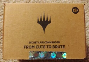 MTG Secret Lair Commander Deck: From Cute to Brute - Magic The Gathering IN HAND