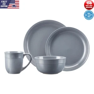 16Piece Stoneware Dinnerware Set Dishwasher Microwave Safe Service Four home New - Picture 1 of 3