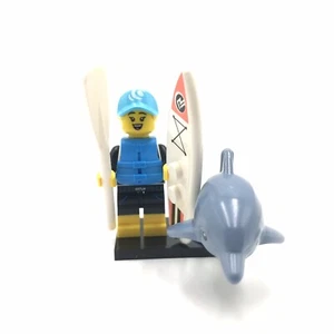 LEGO Paddle Surfer Dolphin CMF 71029 Series 21 minifigure - Picture 1 of 4