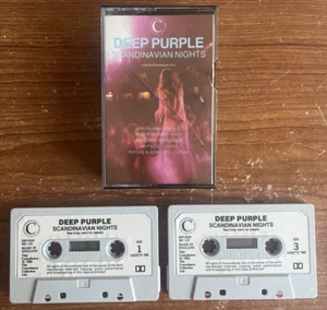 Deep Purple Scandinavian Nights (Stockholm 1970) Double Audio Cassette Tapes - Picture 1 of 7