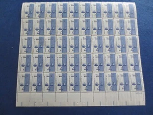 Doc Scott 1186 Workman's Compensation Law 4¢ 1961 Sheet of 50 MNH - Picture 1 of 4