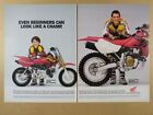 2002 Honda XR50R Motorrad Vintage Druck Anzeige