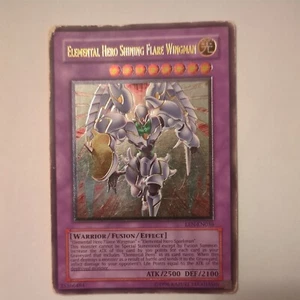 Elemental Hero Shining Flare Wingman EEN-EN036 Ultimate Rare  - Picture 1 of 3