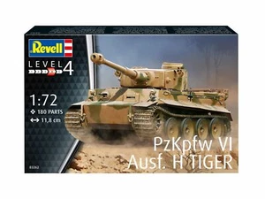 Pzkpfw Vi Tiger Ausf. H Tank 1:72 Plastic Model Kit REVELL - Foto 1 di 1