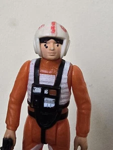 1978 Vintage Star Wars Luke Skywalker X-Wing Pilot * DOUBLE EYES FAC PAINT ERROR - Picture 1 of 6