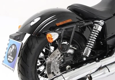 HARLEY-DAVIDSON DYNA LOW RIDER WIDE GLIDE STREET BOB FAT Saddlebag Cutout By H&B - Image 1 of 2