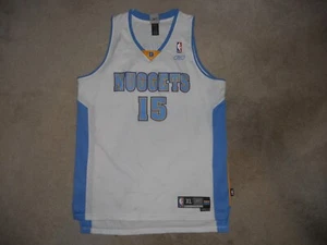 Denver Nuggets NBA Basketball Jersey Reebok Swingman XL #15 Carmelo Anthony Sewn - Picture 1 of 10