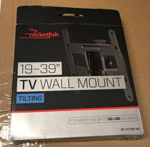 Rocketfish RF-HTVMTAB Tilting TV Wall Mount for Most 19" to 39" TVs Free Ship - Picture 1 of 5