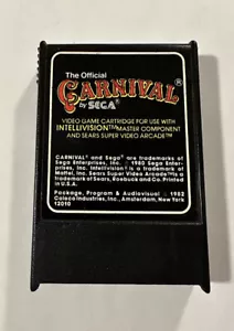 Intellivision Cartridge Carnival Vintage Video Game - Picture 1 of 11