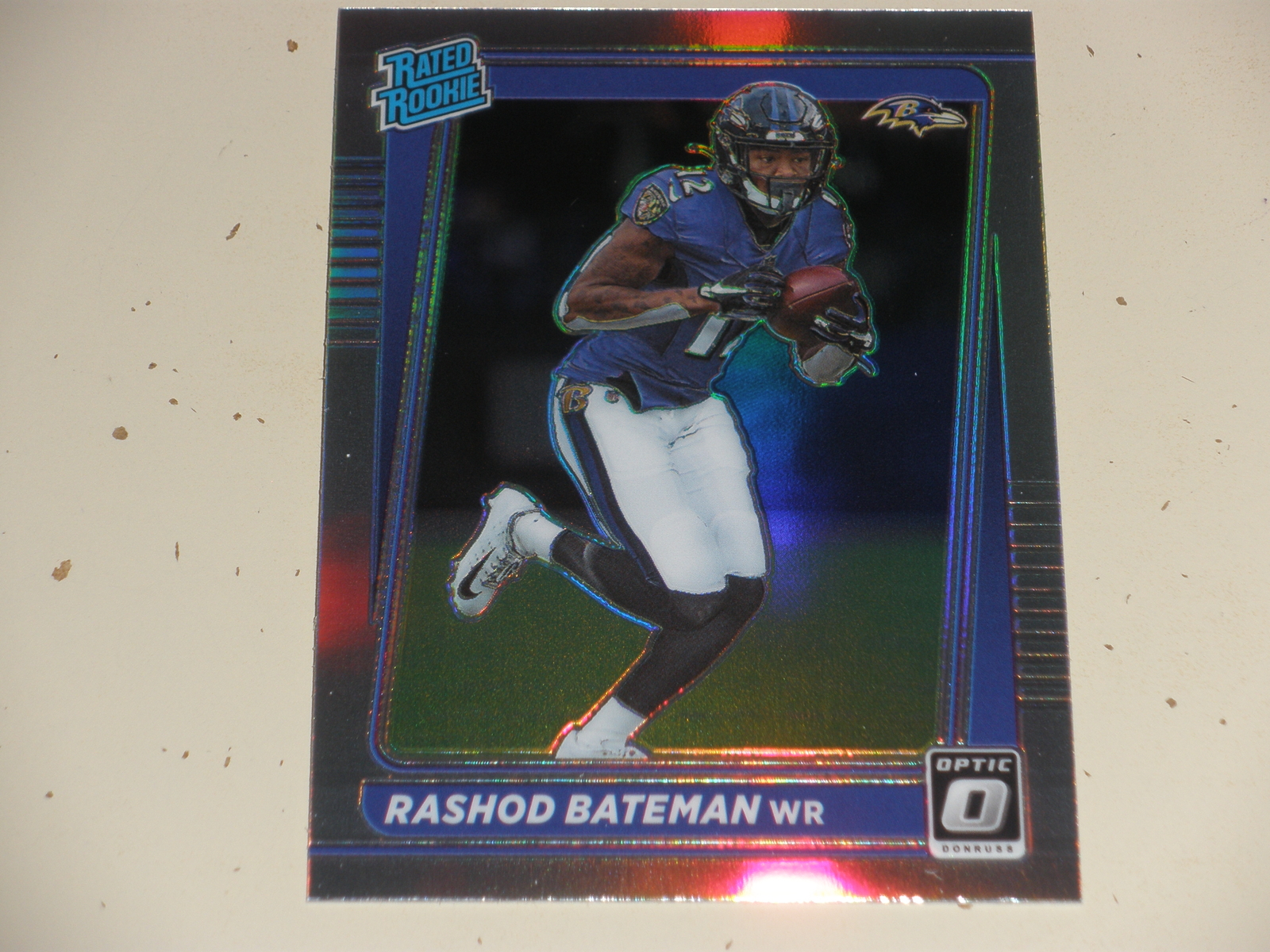 RASHOD BATEMAN 2021 DONRUSS OPTIC PREVIEW #P-265 SILVER HOLO RATED ROOKIE RC