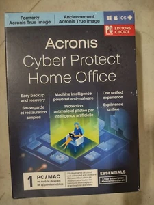 Acronis Cyber Protect Home Office 1 PC/MAC - Essentials version - Picture 1 of 1