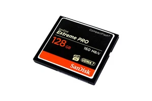 SanDisk Extreme Pro® CF-Karte 128 GB GO 160mb/s UDMA 7 - Photo 1/1