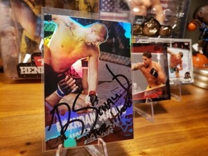 2010 Topps UFC Main Event BRENDAN SCHAUB #TT-47 RC Rookie IP Auto Autograph