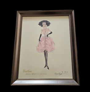 Barbie Fashion Model Collection Framed Picture by Robert Best #890/5000 - Picture 1 of 2