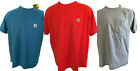 NWT Men Carhartt Short Sleeve S/S T Tee Shirt 100410 466 Pocket Force Relaxed 