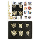 PK - Pokemon GO Team Logos Gold Pin & Necklace 6 Pcs. Set NEW Pokett Monster