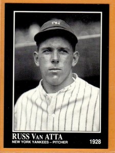 Russ Van Atta-New York Yankees/1992 Conlon Collection-Baseball Card