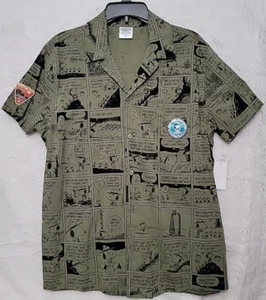 Peanuts Snoopy Beagle Scouts Green Camp Boy’s XS Shirt 50th Anniversary - Picture 1 of 4