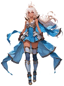 Zooey Granblue Fantasy Waifu Sticker 6" Anime Car Decal - Picture 1 of 1