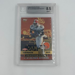 2000 Pacific Revolution /300 Dennis Northcutt #114 BGS 8.5 Rookie RC