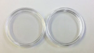 NEW Set (2) 40 mm Air Tite Casino Poker Chip Acrylic Holders 2 Air Tites NEW * - Picture 1 of 2