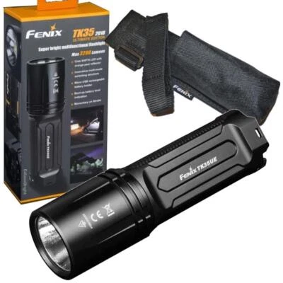 Fenix TK35UE 2018 3200 lumen CREE LED USB torcia tattica ricaricabile - Immagine 1 di 4
